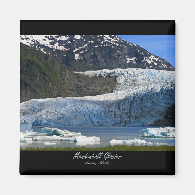 Mendenhall Glacier / Juneau Alaska Magnet (Front)