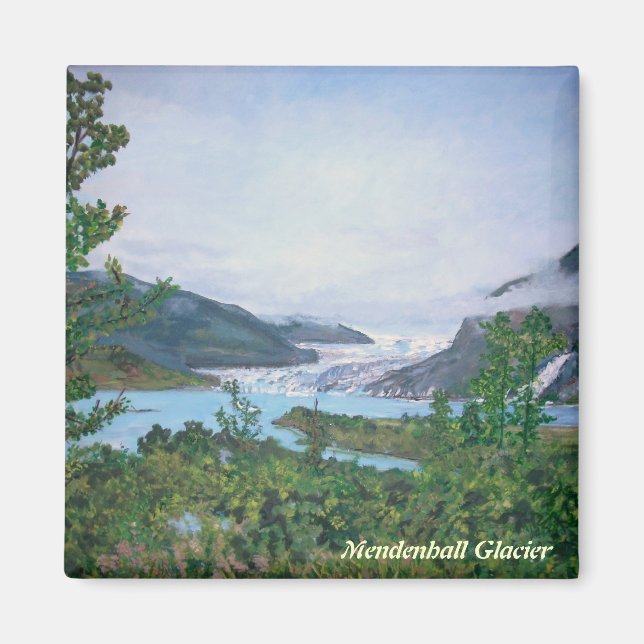 Mendenhall Glacier Magnet (Front)
