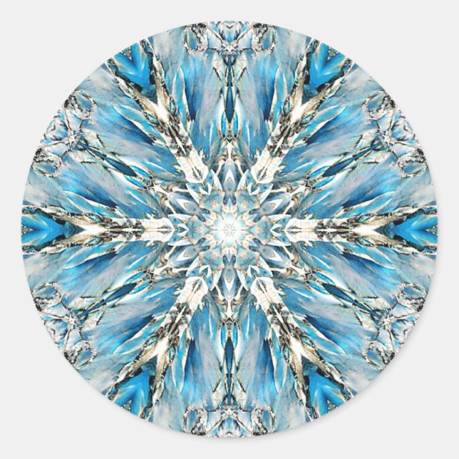 Mendenhall Glacier Mandala Stickers (Front)