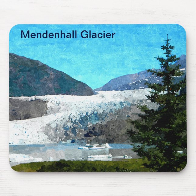 Mendenhall Glacier Mouse Mat (Front)