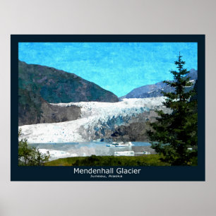 Mendenhall Glacier Poster