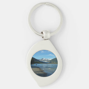 Mendenhall Lake in Juneau Alaska Key Ring