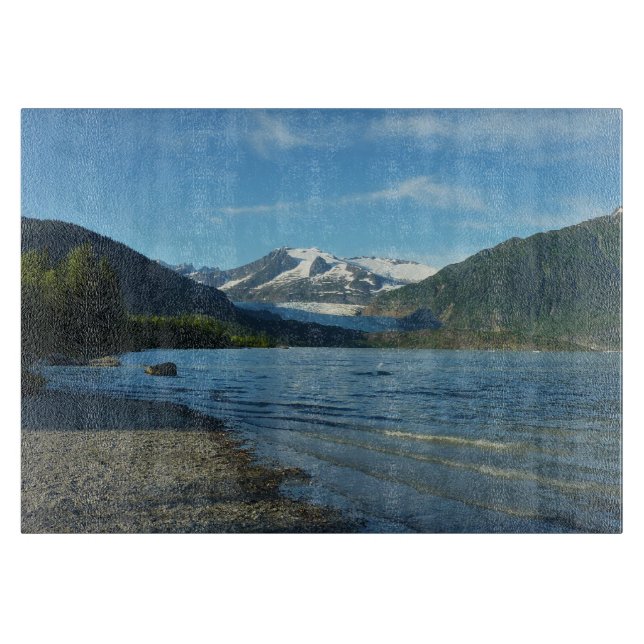 Mendenhall Lake in Juneau Alaska Landscape Cutting Board (Front)
