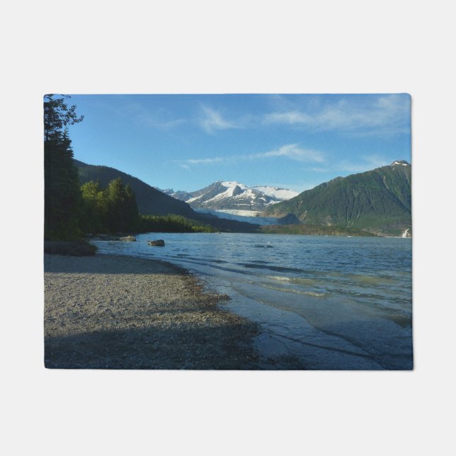 Mendenhall Lake in Juneau Alaska Landscape Doormat (Front)