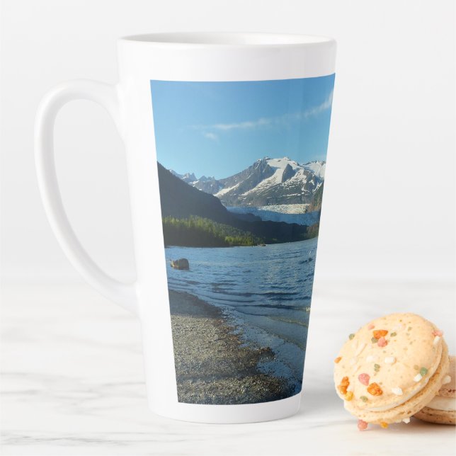 Mendenhall Lake in Juneau Alaska Landscape Latte Mug (In Situ)