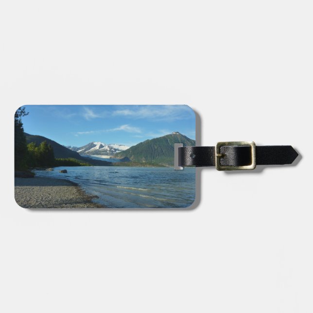 Mendenhall Lake in Juneau Alaska Landscape Luggage Tag (Front Horizontal)