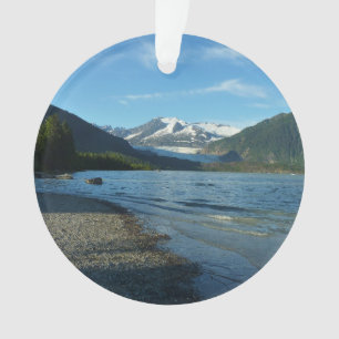 Mendenhall Lake in Juneau Alaska Landscape Ornament