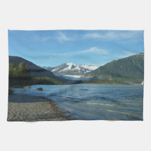 Mendenhall Lake in Juneau Alaska Tea Towel