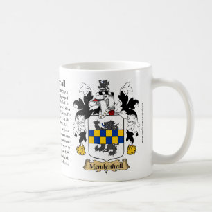 Mendenhall, the Origin, the Meaning and the Crest Coffee Mug