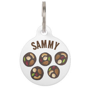 Mendiants French Chocolates Chocolatier Chocoholic Pet Tag