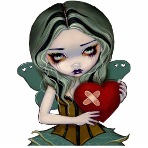 Mending a Broken Heart gothic fairy Photo Sculptur Standing Photo Sculpture
