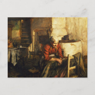 Mending Clothes Postcard