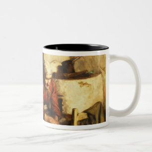 Mending Clothes Two-Tone Coffee Mug