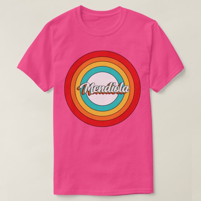 Mendiola Name Shirt Vintage Mendiola Circle (Design Front)
