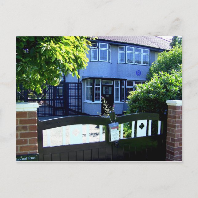 Mendips. Childhood home of John lennon Postcard (Front)