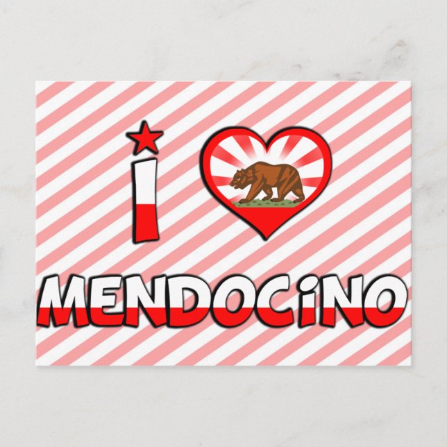 Mendocino, CA Postcard (Front)