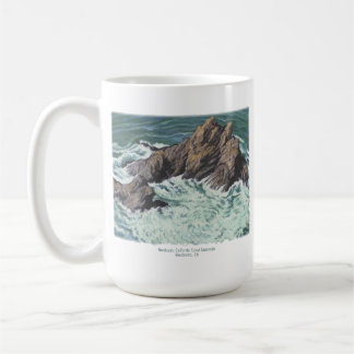 Mendocino California Coast Seascape;   Coffee Mug