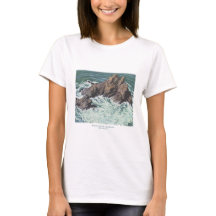 Mendocino California Coast Seascape; print,t-shirt