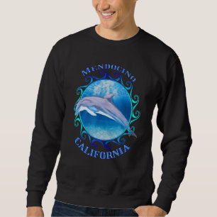 Mendocino California Vacation Souvenir Dolphin Sweatshirt