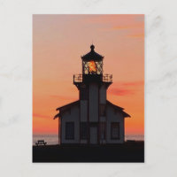 MENDOCINO Lighthouse Point Cabrillo Sunset