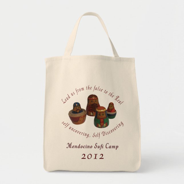 Mendocino Sufi Camp 2012 Organic Grocery Tote Bag (Front)