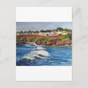 Mendocino Village Postcard