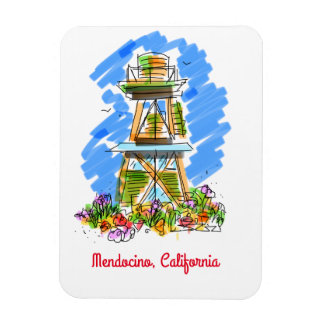 Mendocino watertower magnet