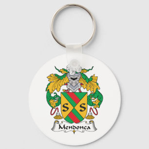 Mendonca Family Crest Key Ring