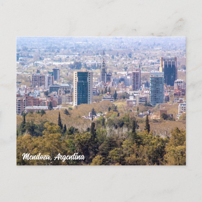 Mendoza, Argentina Postcard (Front)