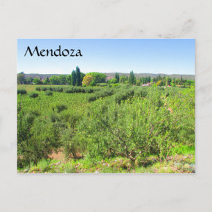 mendoza green postcard