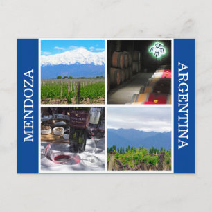 mendoza scenes postcard