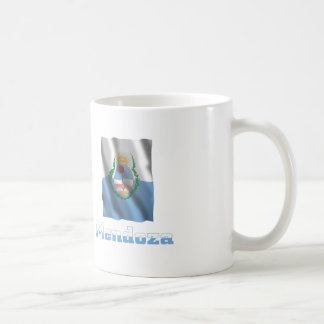 Mendoza waving flag with name coffee mug