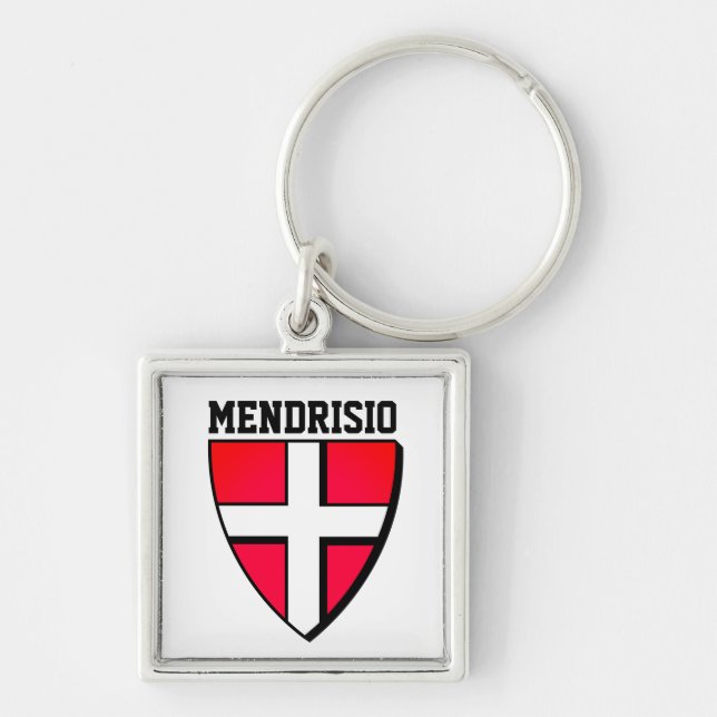 Mendrisio coat of arms - SWITZERLAND Key Ring (Front)