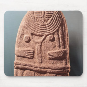 Menhir statue no.4, from Saint-Sernins-sur-Rance Mouse Mat