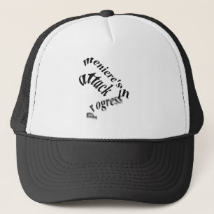 meniere's attack in progress trucker hat
