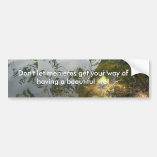 menieres bumper sticker