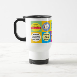 Meniere's Disease meniere syndrome vestibular  Travel Mug