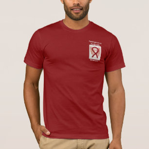Meningococcal Meningitis Awareness Ribbon Tee