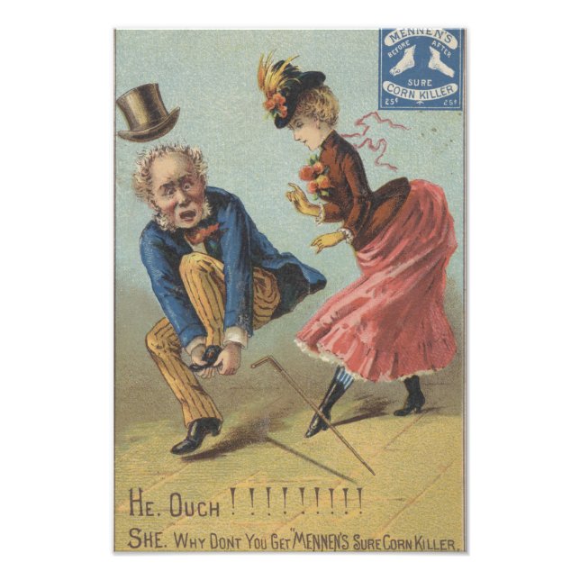 Mennen's Sure Corn Killer Ephemera Photo Print (Front)