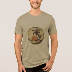 Menn's Bella+Canvas Tri-blend T-Shirt Shirt