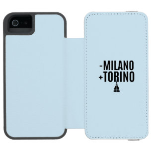 Meno Milano, Più Torino - Savoyard Irony Incipio Watson™ iPhone 5 Wallet Case