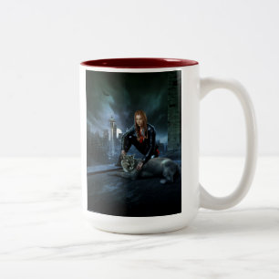 Menolly: Bite Me Two-Tone Coffee Mug