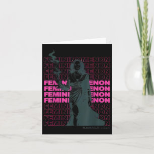Menon Kamala Harris Tee Card