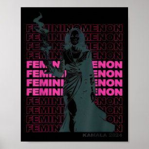 Menon Kamala Harris Tee Poster