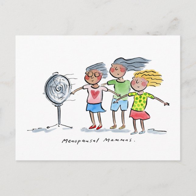 Menopausal mammas postcard (Front)
