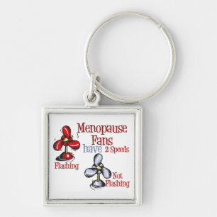 Menopause Fan Key Ring