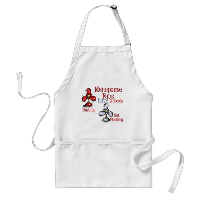 Menopause Fan Standard Apron (Front)