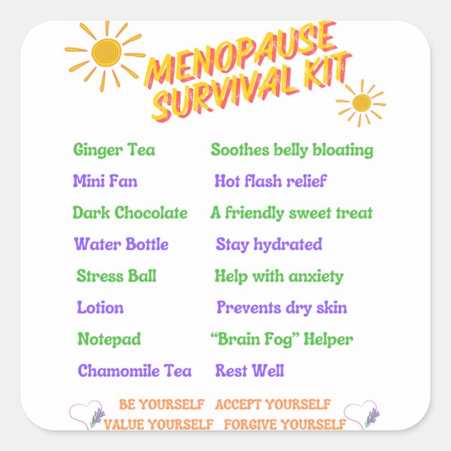 Menopause Gift Sticker (Front)