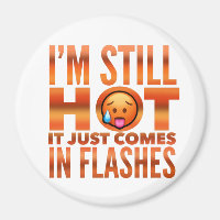 Menopause Hot Flash Funny Magnet
