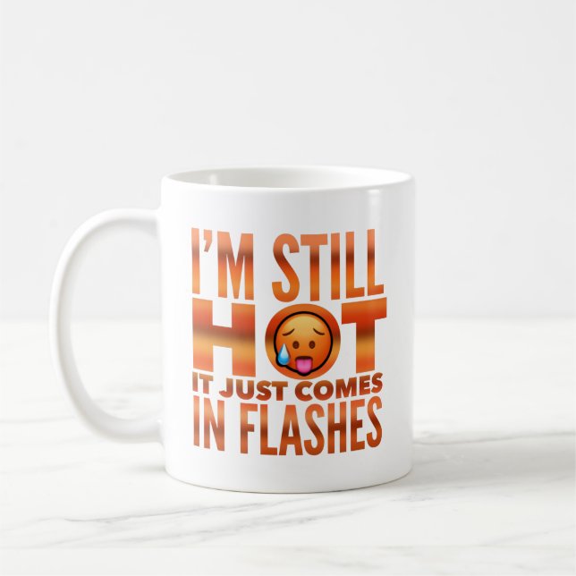 Menopause Hot Flash Funny Mug (Left)
